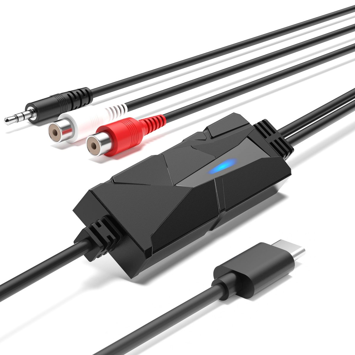 AV202-D USB-C Audio Capture Dongle (R/L, 3.5mm)