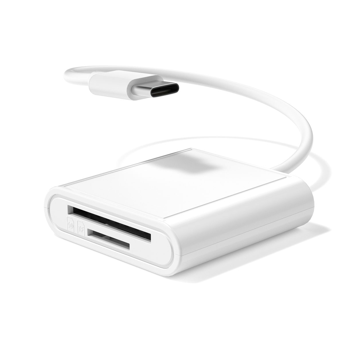 HB002 | 2-in-1 USB2.0 Type C SD/MicroSD Card Reader