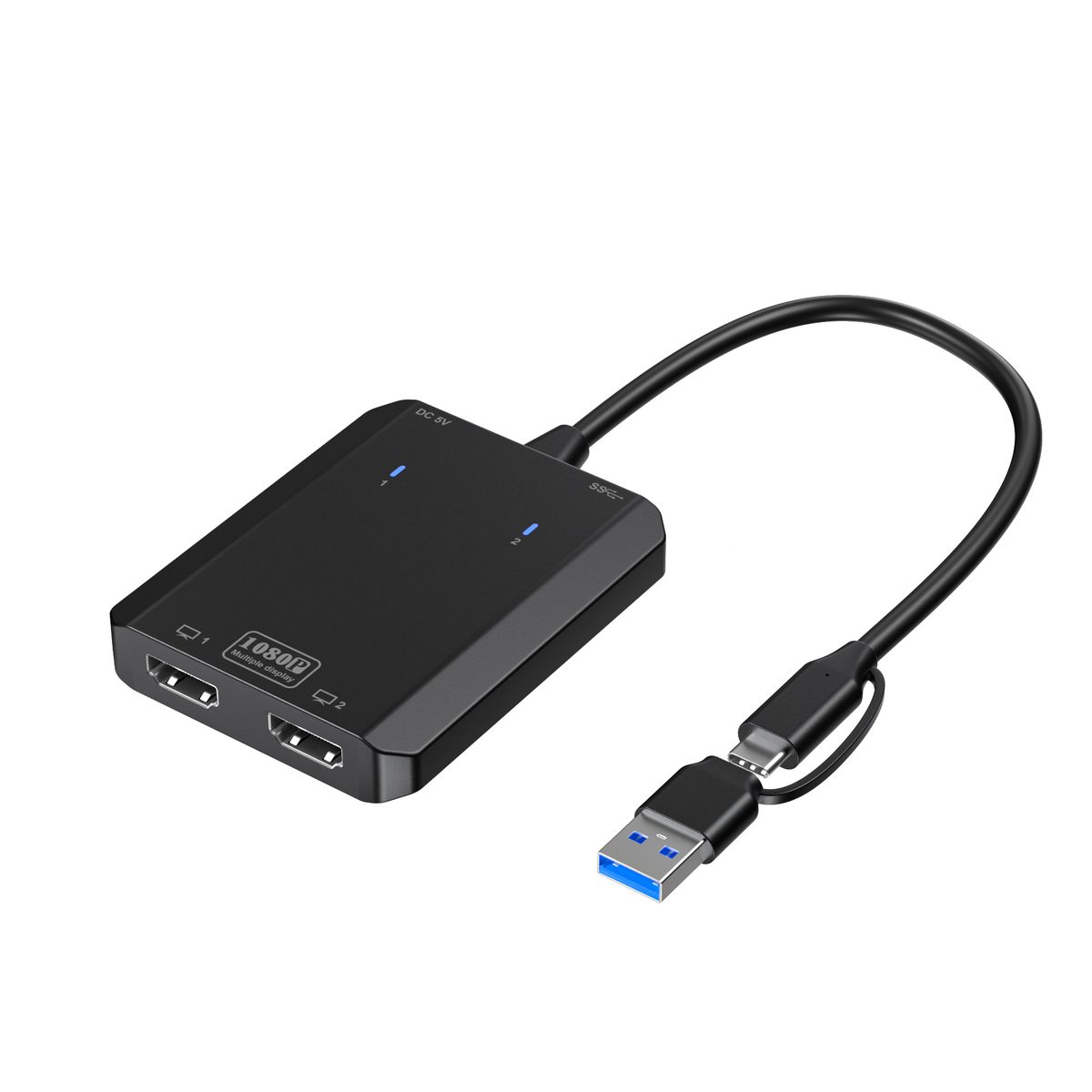 HD00008 Dual USB 3.0 to HDMI Video Adapter