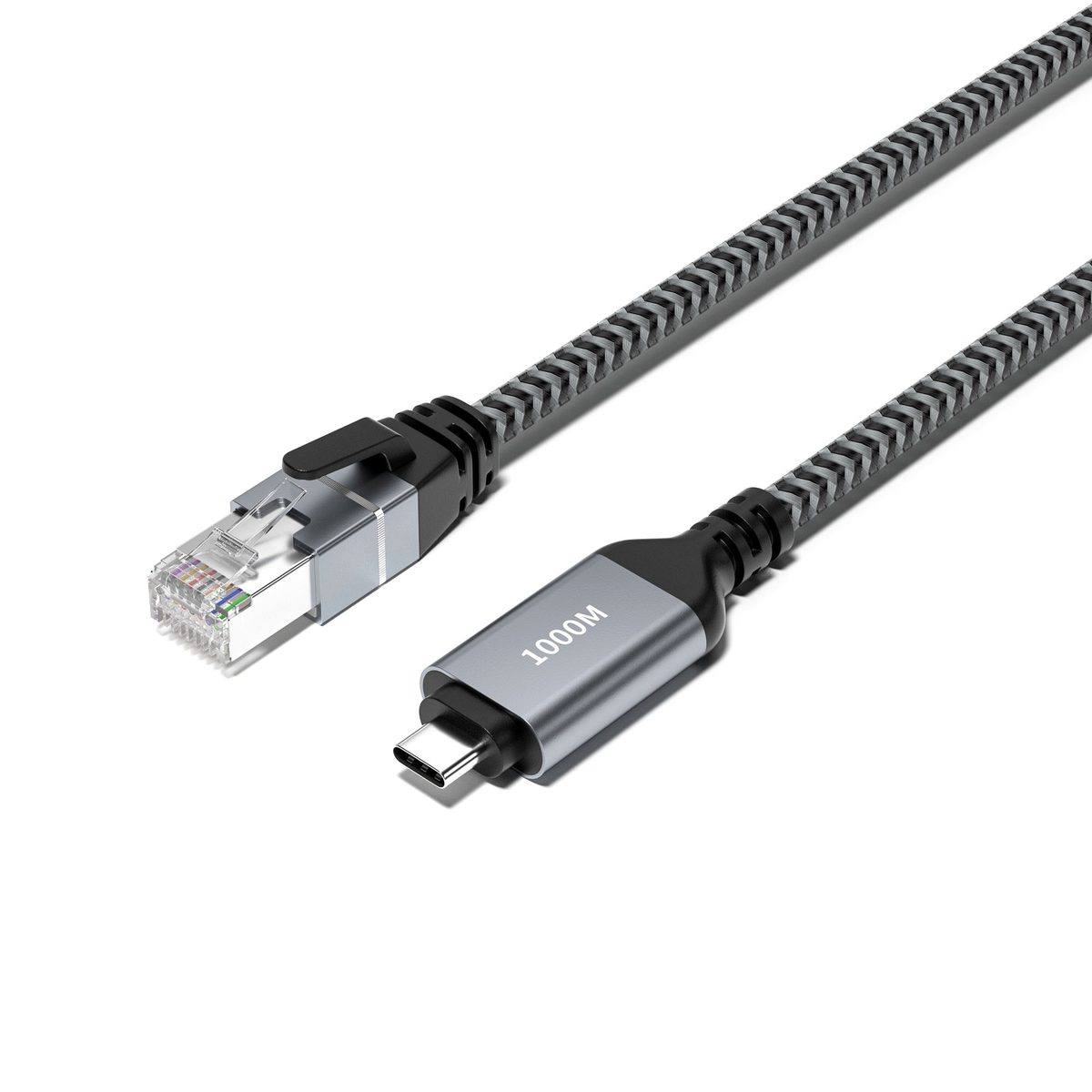 NT-UC1000 | USB-C Gigabit Ethernet Adapter with Built-in Cable