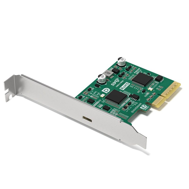 PCIE-USB1C-20G | PCIe Type-C USB 20Gbps Host Adapter