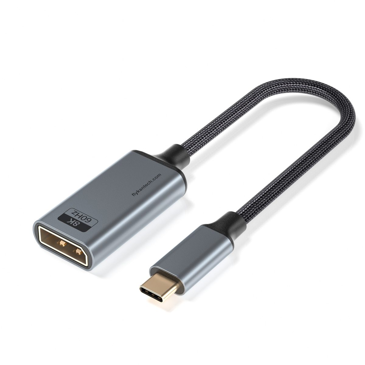 UC2DP860-M1 8K USB-C to DisplayPort Adapter (M/F, Metal)